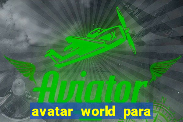 avatar world para colorir e imprimir